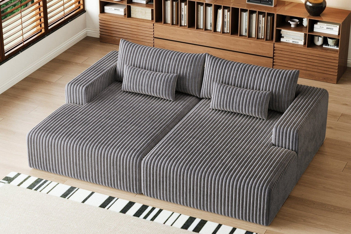 OPHELIA 102" Oversized Sectional Lounge Chaise