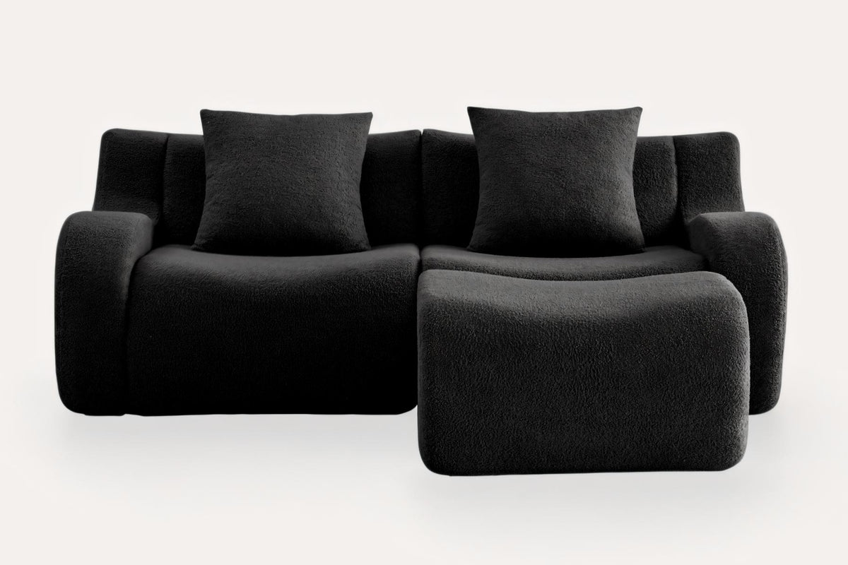 ROMA 82.7" Loveseat with 1 Ottoman