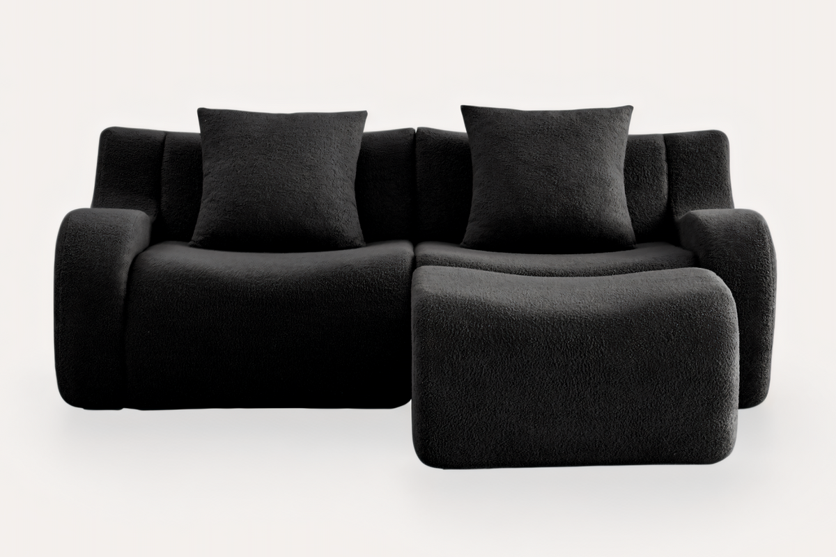 ROMA 82.7&quot; Loveseat with 1 Ottoman