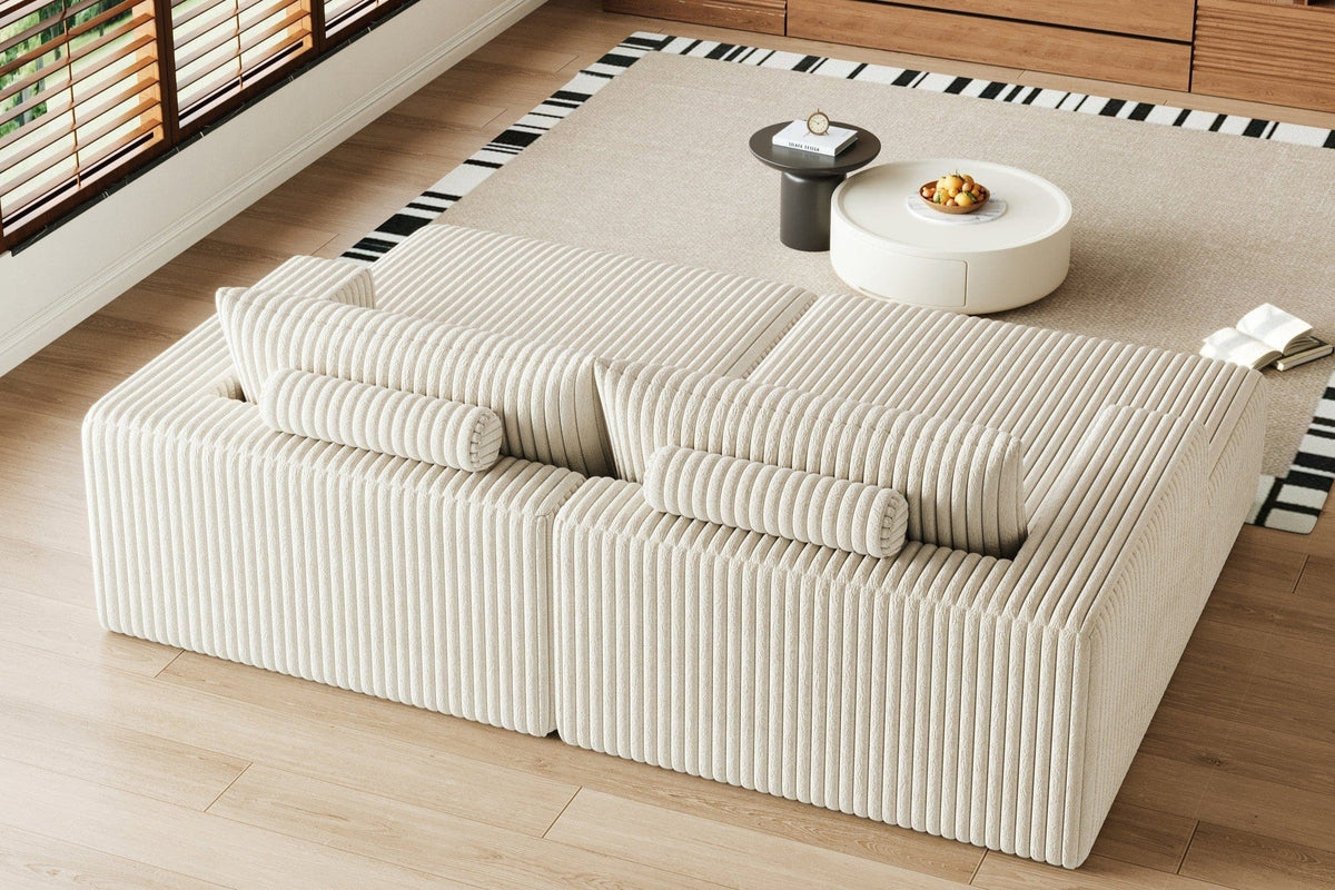 OPHELIA 102" Oversized Sectional Lounge Chaise