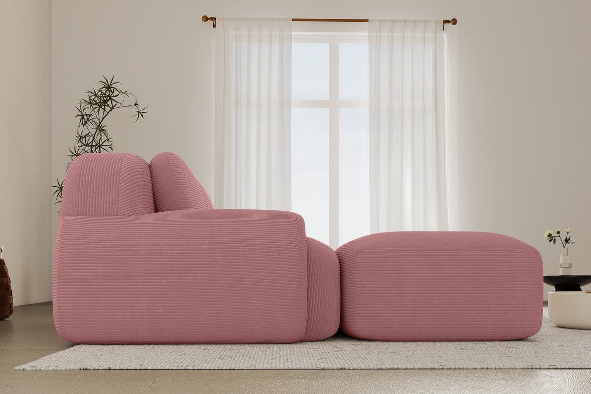 MIA 82&#39;&#39; Loveseat with 1 Ottoman