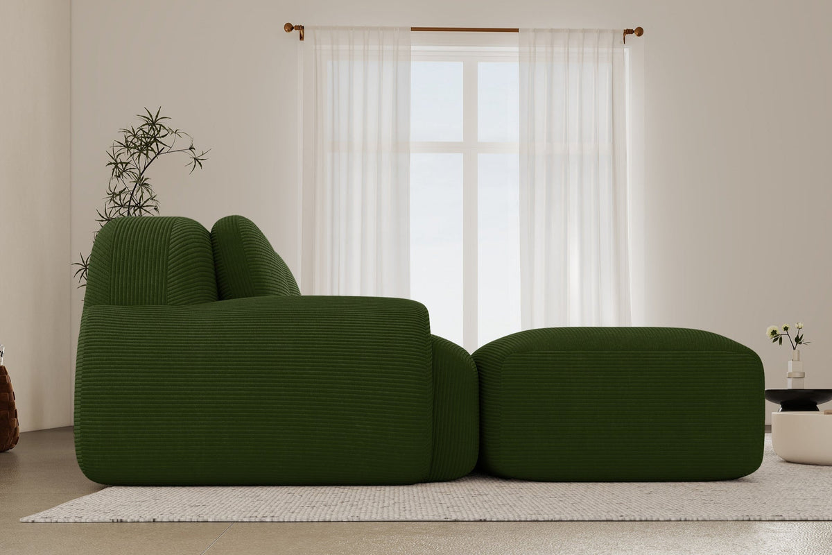 MIA 82&#39;&#39; Loveseat with 1 Ottoman