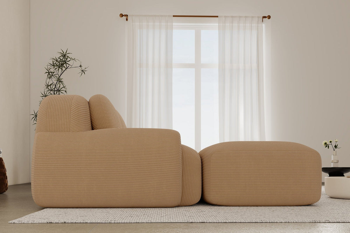 MIA 82&#39;&#39; Loveseat with 1 Ottoman
