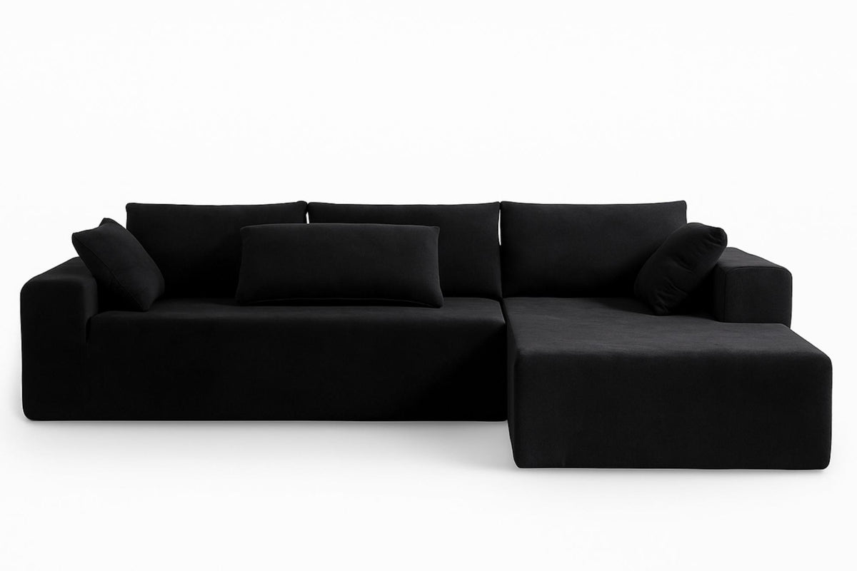 NOUVA 108" Chenille Right Chaise Sectional