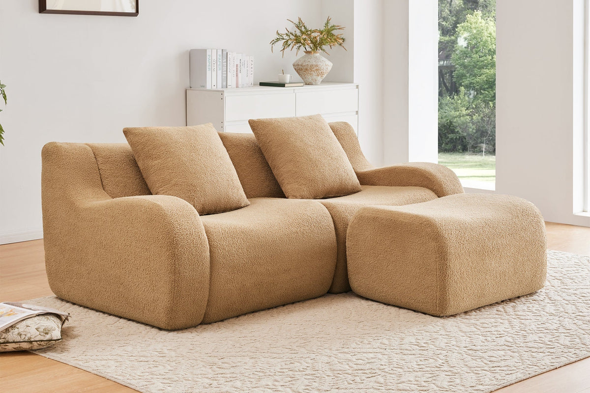 ROMA 82.7&quot; Loveseat with 1 Ottoman