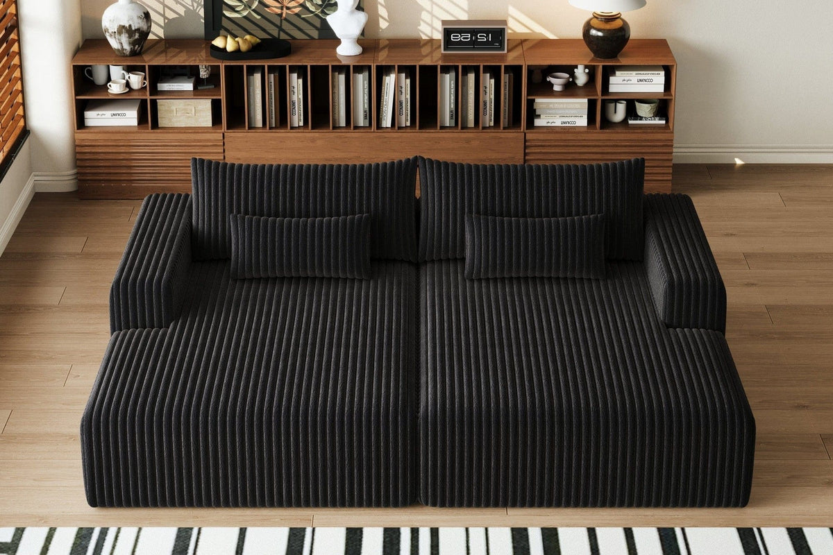 OPHELIA 102" Oversized Sectional Lounge Chaise