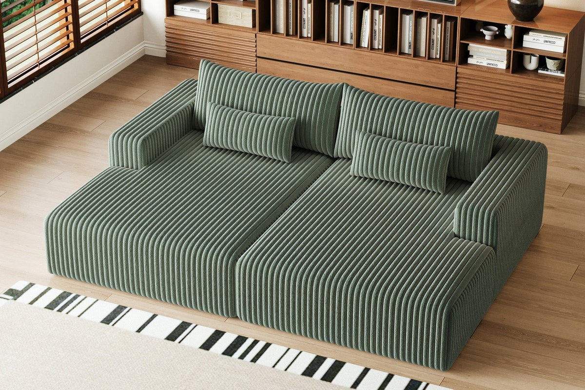 OPHELIA 102" Oversized Sectional Lounge Chaise