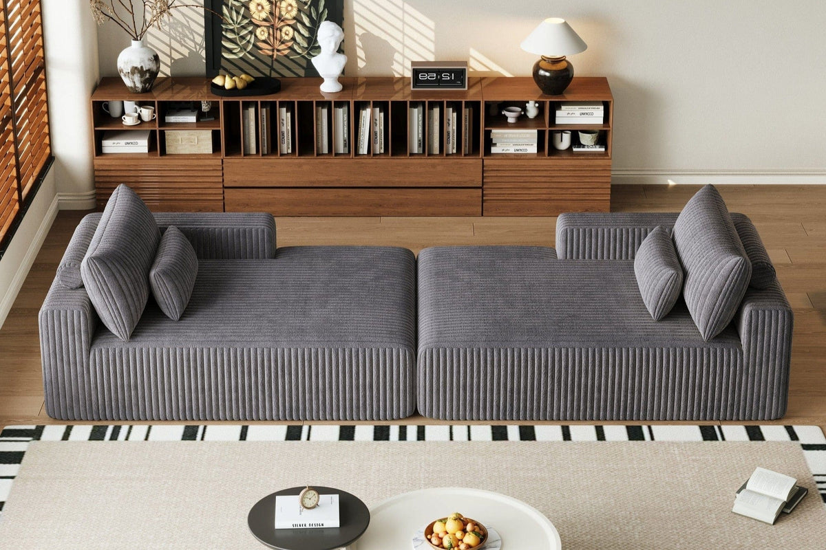 OPHELIA 102" Oversized Sectional Lounge Chaise