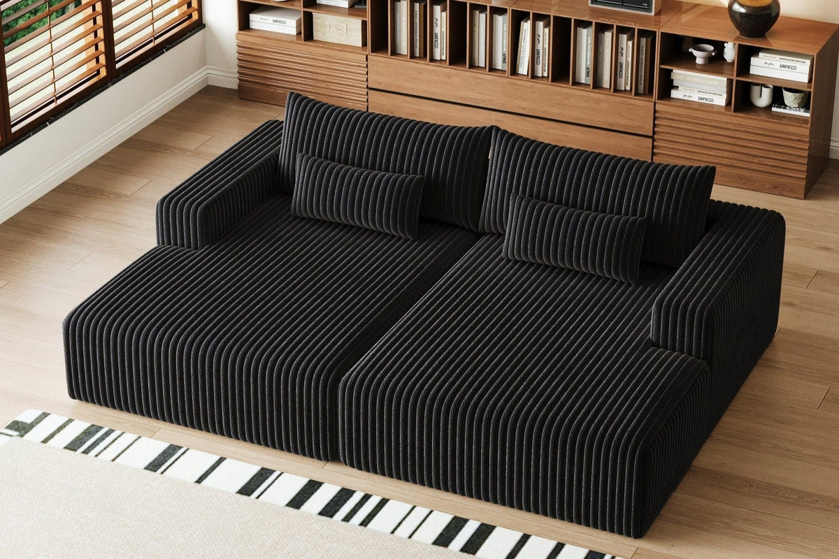 OPHELIA 102" Oversized Sectional Lounge Chaise