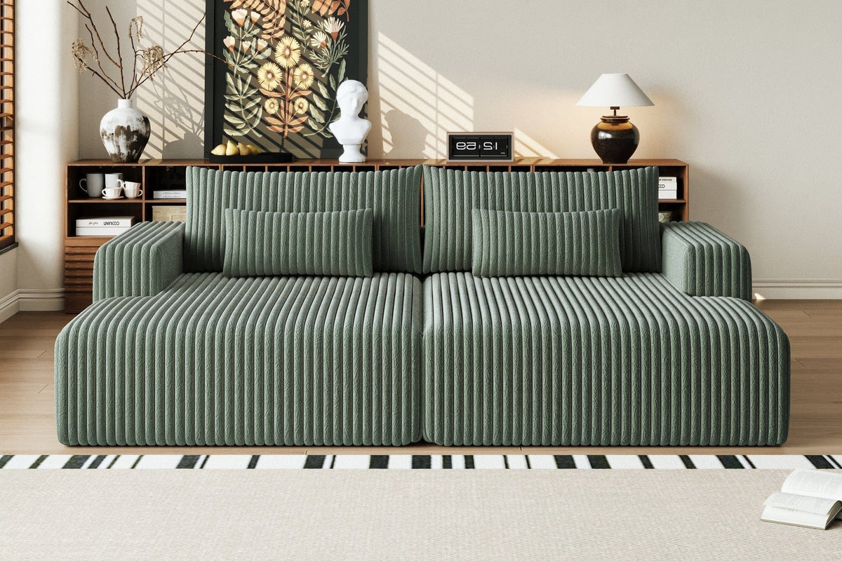 OPHELIA 102" Oversized Sectional Lounge Chaise