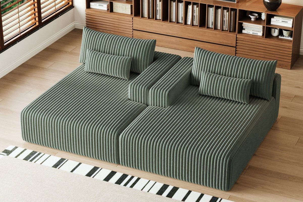 OPHELIA 102" Oversized Sectional Lounge Chaise