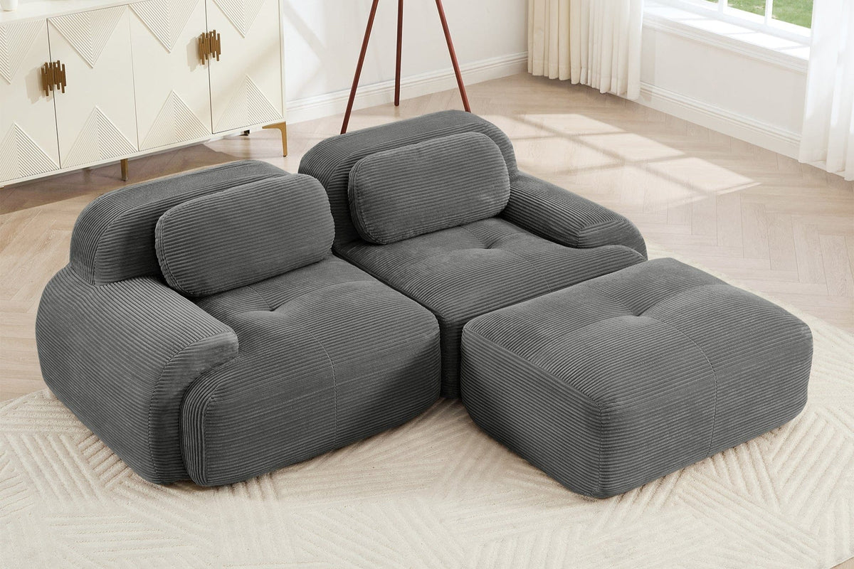 HAMLET 82'' Loveseat with 1 Ottoman