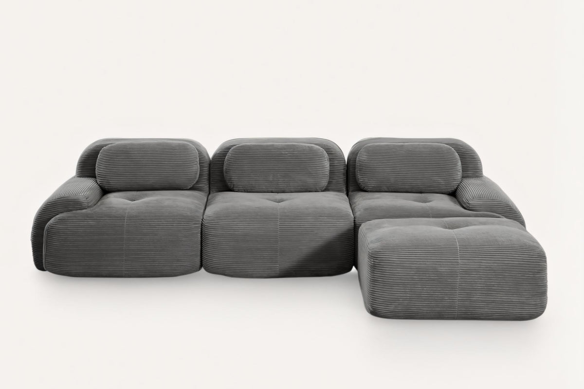 HAMLET 117'' 3-Seater Sofa with 1 Ottoman