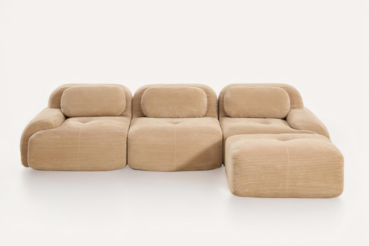 HAMLET 117'' 3-Seater Sofa with 1 Ottoman