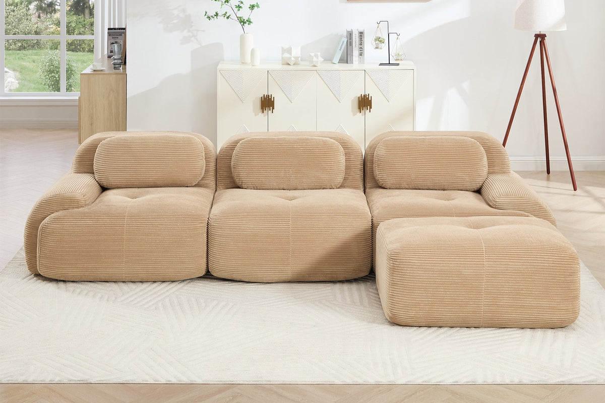 HAMLET 117'' 3-Seater Sofa with 1 Ottoman