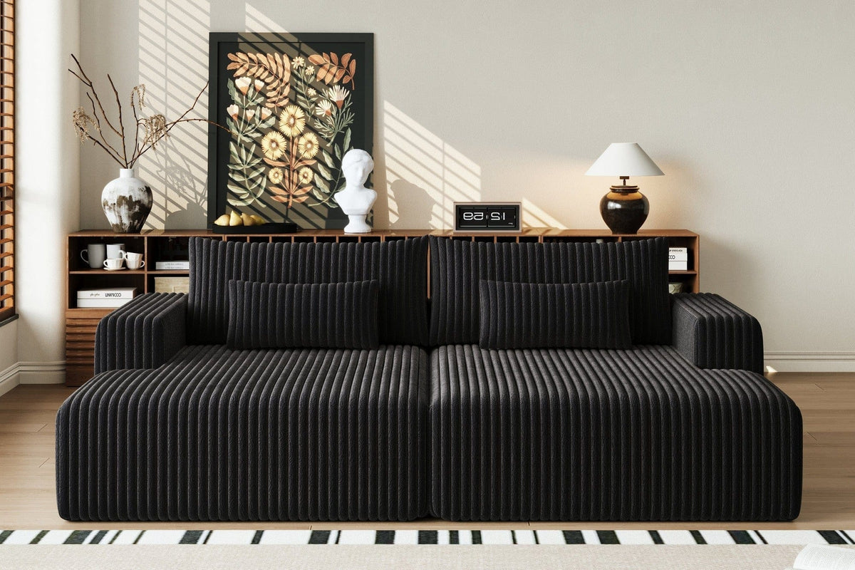 OPHELIA 102" Oversized Sectional Lounge Chaise