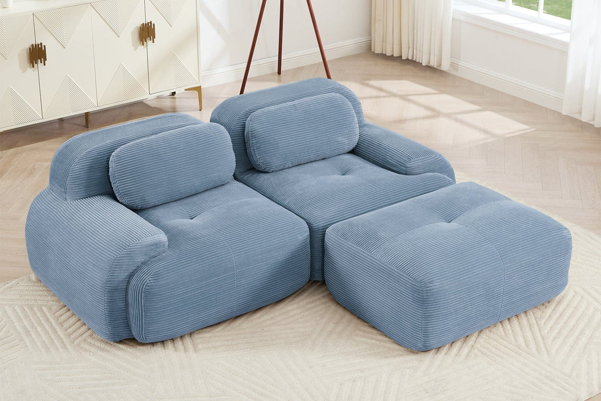 HAMLET 82'' Loveseat with 1 Ottoman