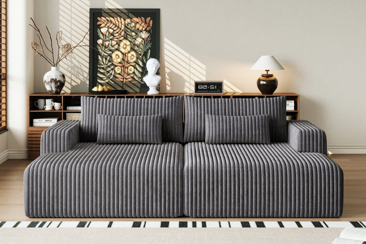 OPHELIA 102" Oversized Sectional Lounge Chaise