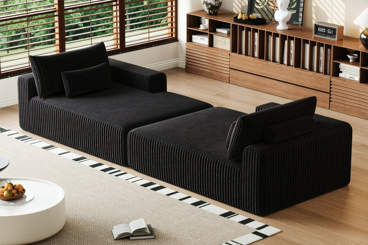 OPHELIA 102" Oversized Sectional Lounge Chaise