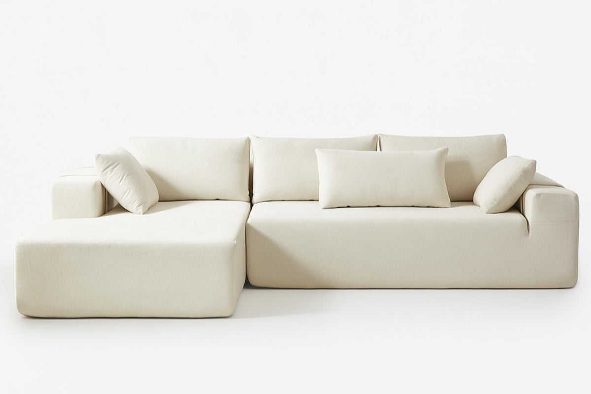 NOUVA 108" Chenille Left Chaise Sectional