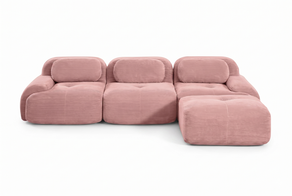 HAMLET 117'' 3-Seater Sofa with 1 Ottoman