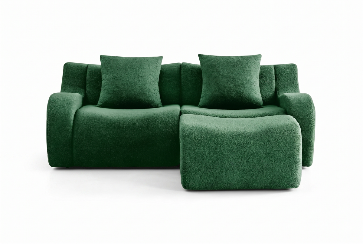 ROMA 82.7" Loveseat with 1 Ottoman