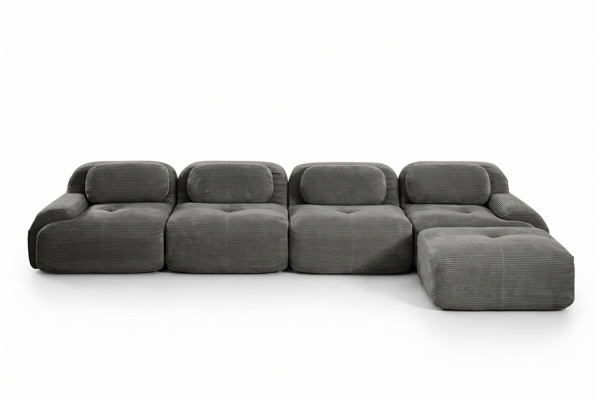 HAMLET 152'' 4-Seater Sofa with 1 Ottoman