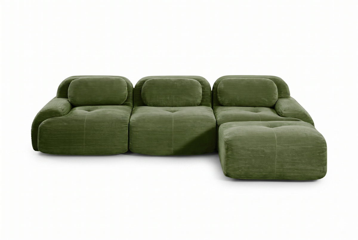 HAMLET 117'' 3-Seater Sofa with 1 Ottoman