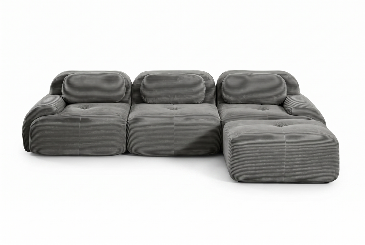 HAMLET 117'' 3-Seater Sofa with 1 Ottoman