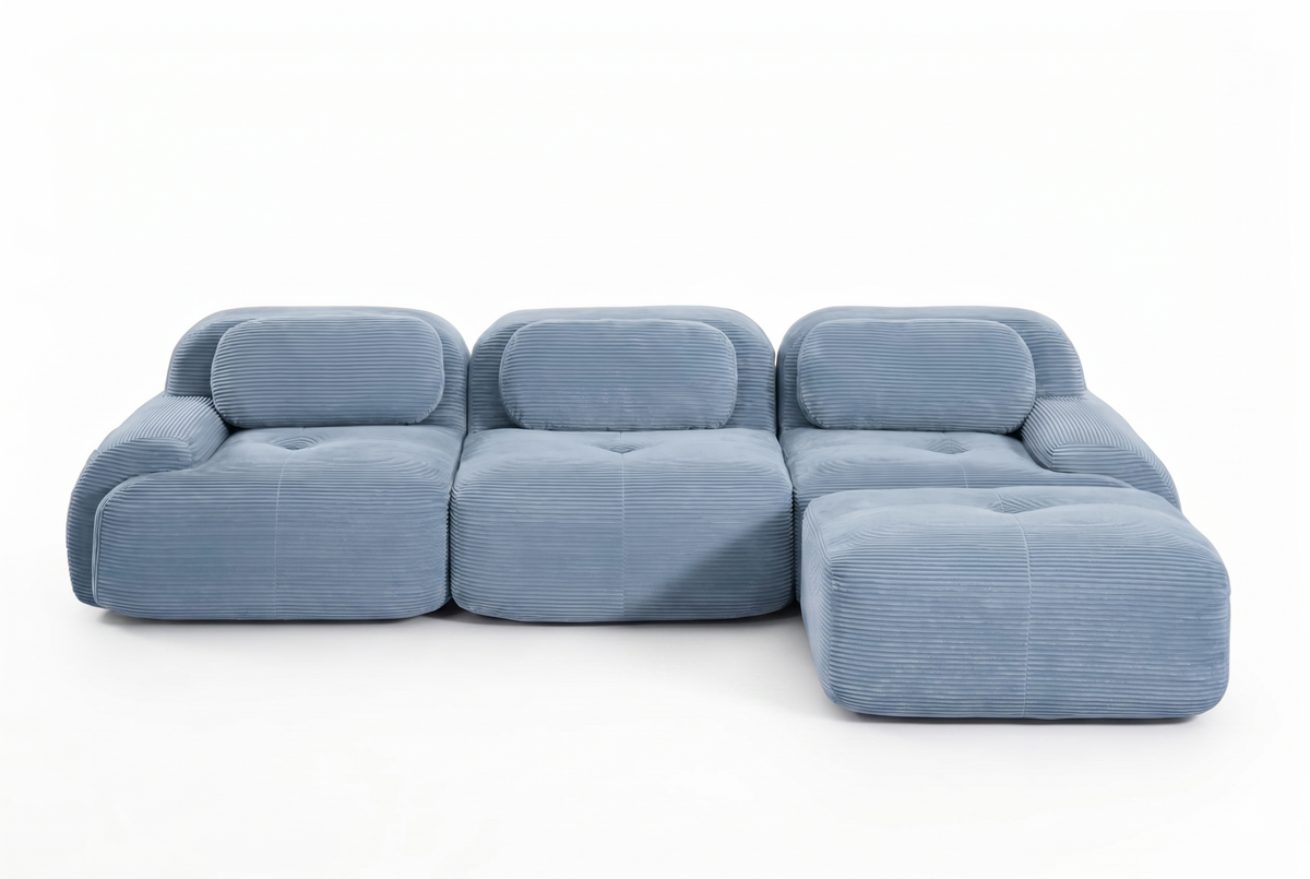 HAMLET 117'' 3-Seater Sofa with 1 Ottoman