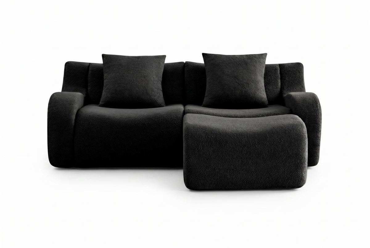 ROMA 82.7" Loveseat with 1 Ottoman