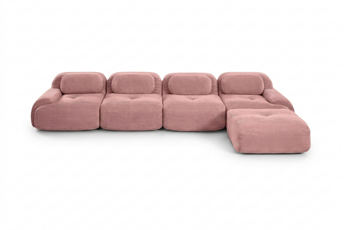 HAMLET 152'' 4-Seater Sofa with 1 Ottoman