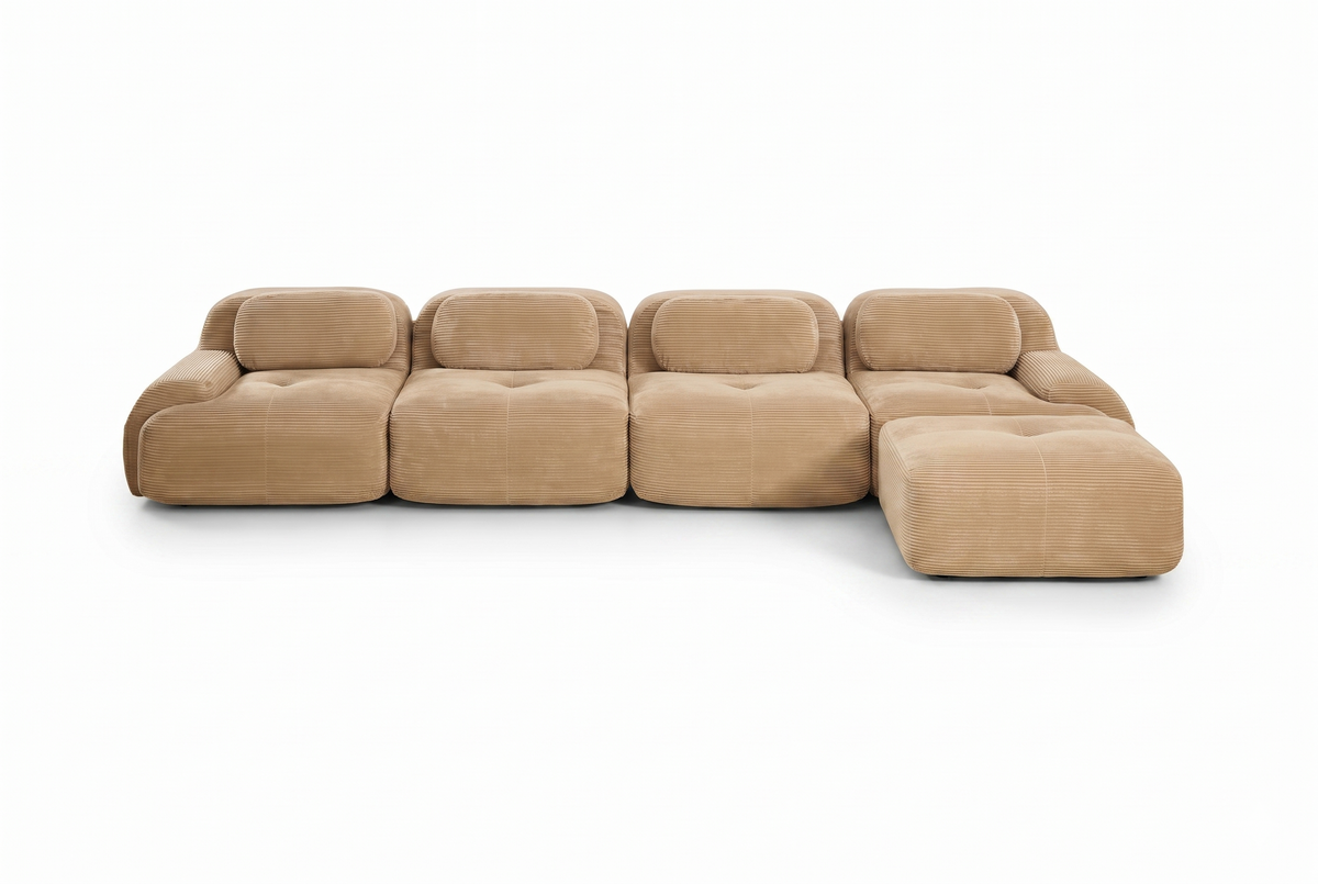 HAMLET 152'' 4-Seater Sofa with 1 Ottoman