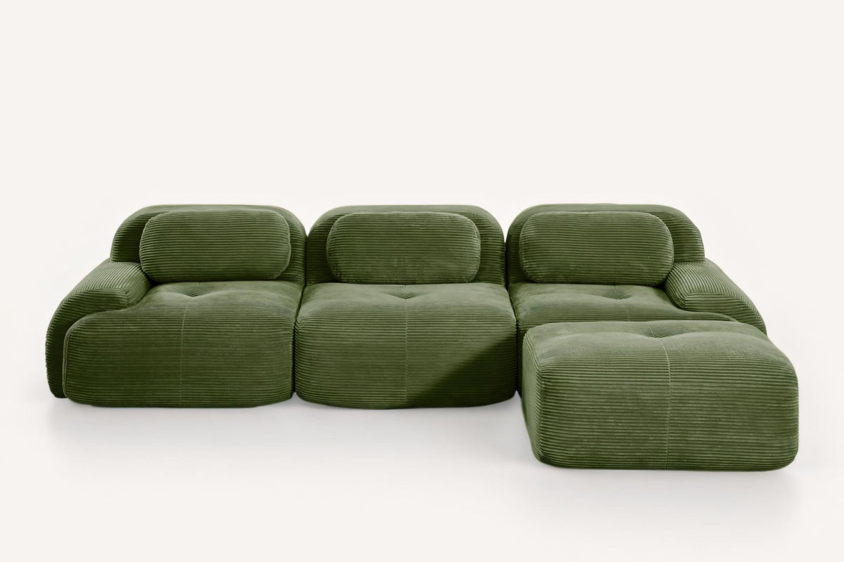 HAMLET 117'' 3-Seater Sofa with 1 Ottoman