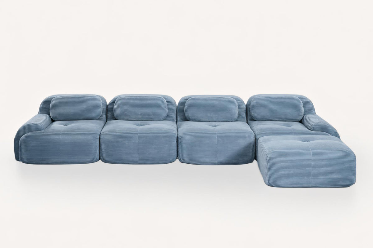 HAMLET 152'' 4-Seater Sofa with 1 Ottoman
