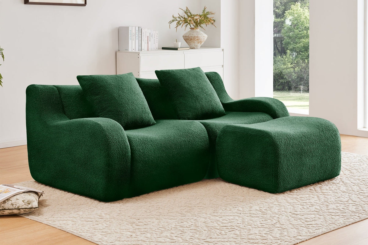 ROMA 82.7&quot; Loveseat with 1 Ottoman