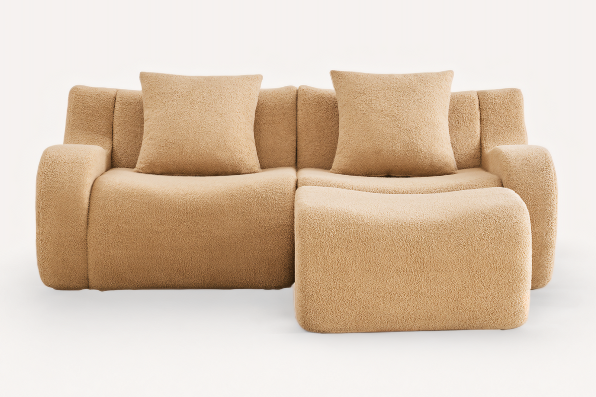 ROMA 82.7&quot; Loveseat with 1 Ottoman