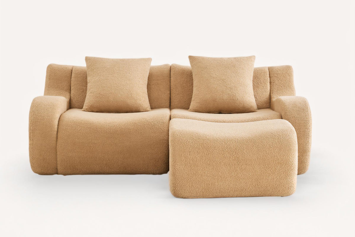 ROMA 82.7" Loveseat with 1 Ottoman