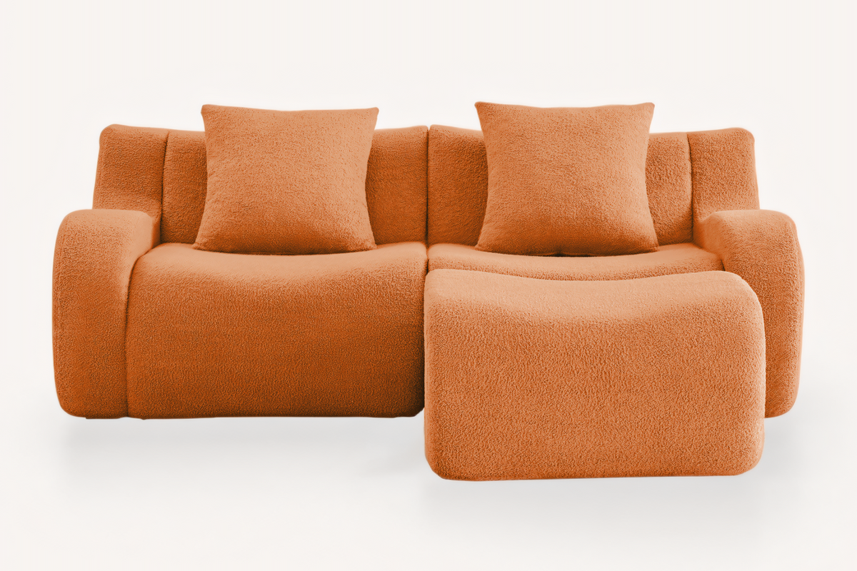 ROMA 82.7&quot; Loveseat with 1 Ottoman