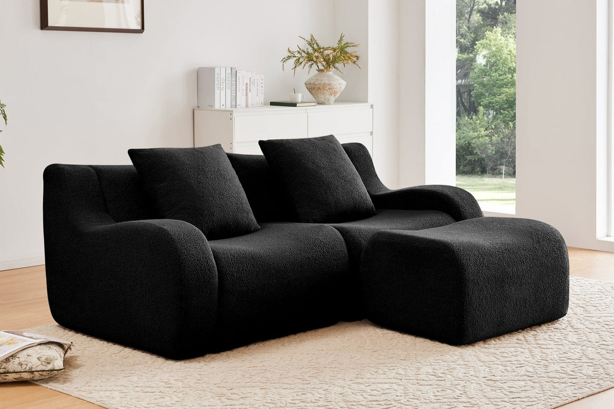 ROMA 82.7&quot; Loveseat with 1 Ottoman