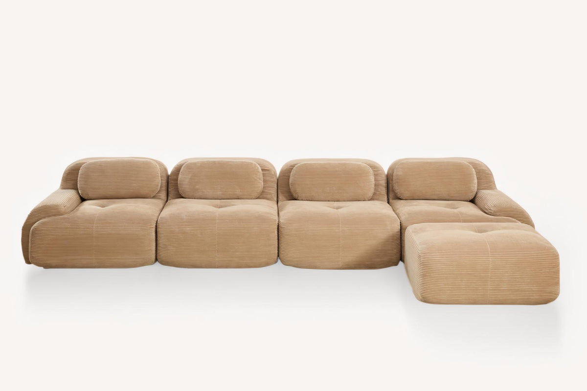 HAMLET 152'' 4-Seater Sofa with 1 Ottoman