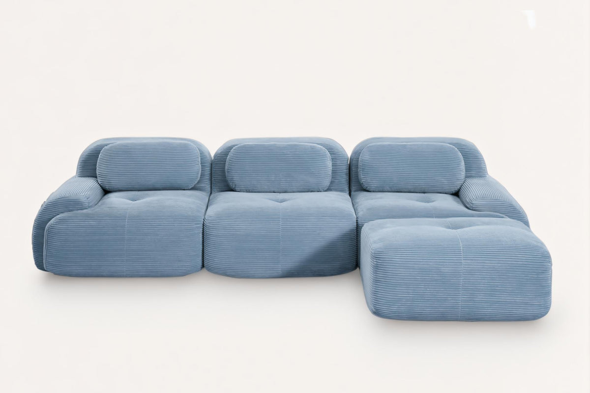 HAMLET 117'' 3-Seater Sofa with 1 Ottoman