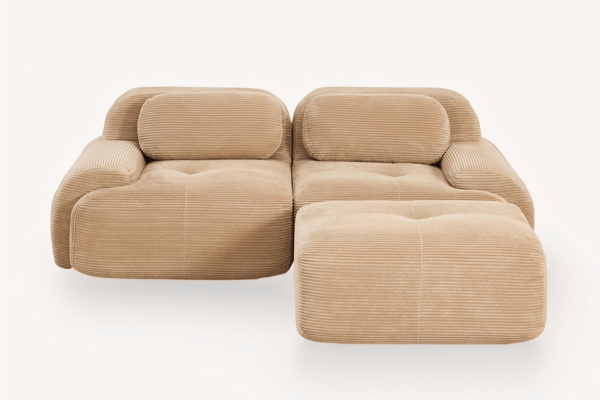 HAMLET 82'' Loveseat with 1 Ottoman