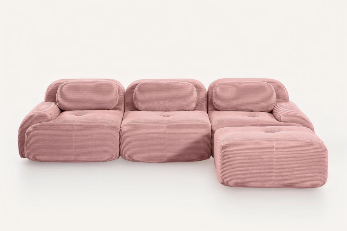 HAMLET 117'' 3-Seater Sofa with 1 Ottoman