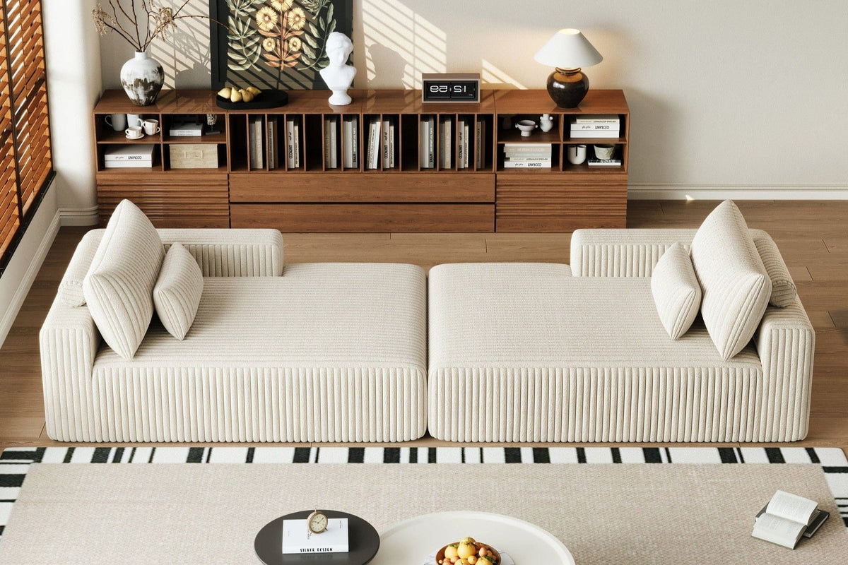 OPHELIA 102" Oversized Sectional Lounge Chaise