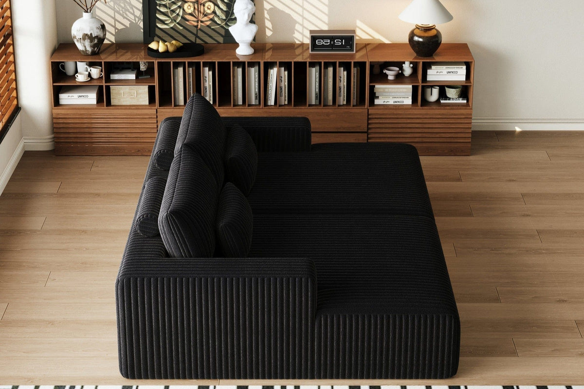 OPHELIA 102" Oversized Sectional Lounge Chaise