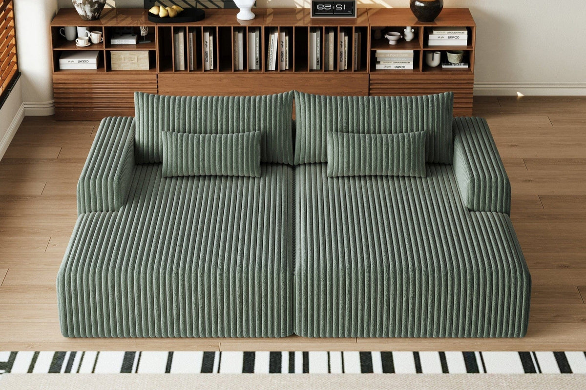 OPHELIA 102" Oversized Sectional Lounge Chaise