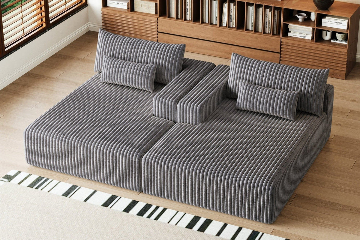 OPHELIA 102" Oversized Sectional Lounge Chaise