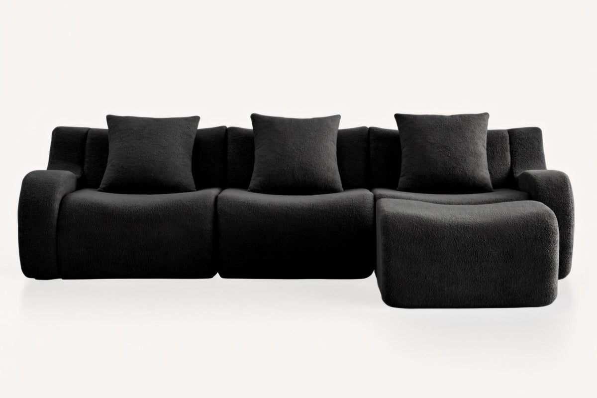 ROMA 115.3" 3-Seater Sofa with 1 Ottoman